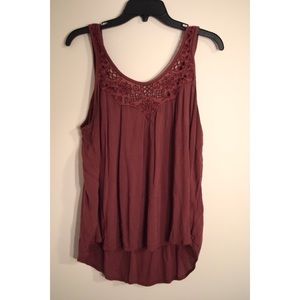 Purple detailed American Eagle tank top
